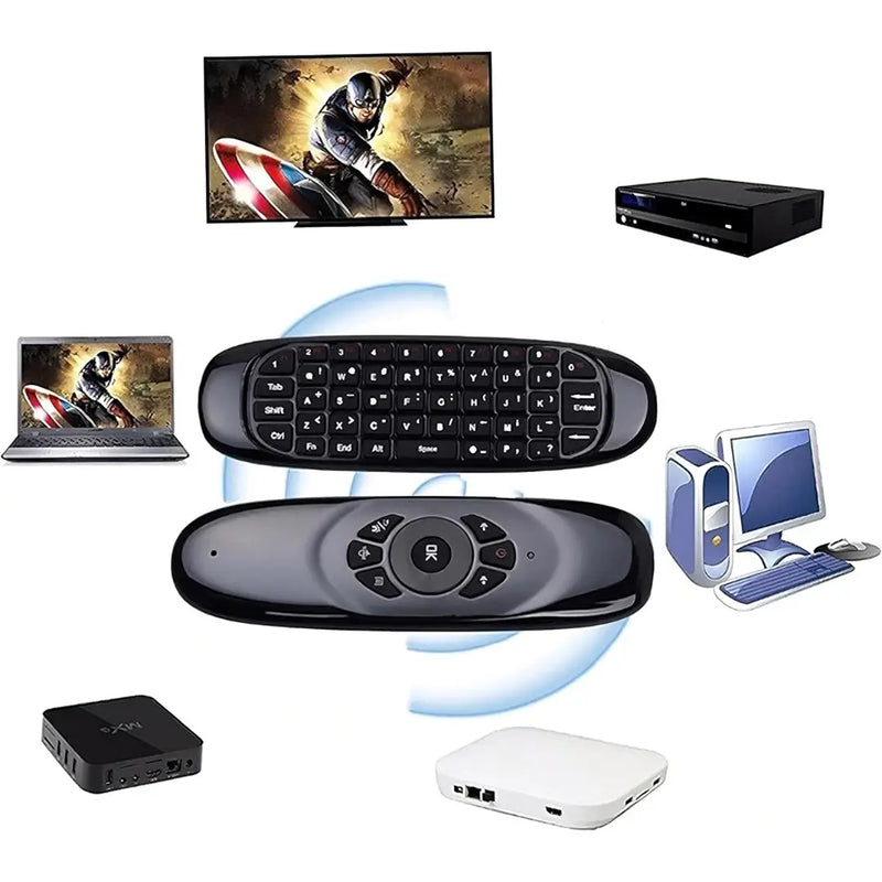 Control Smart Tv Air Mouse Teclado Avanzado Universal ✅